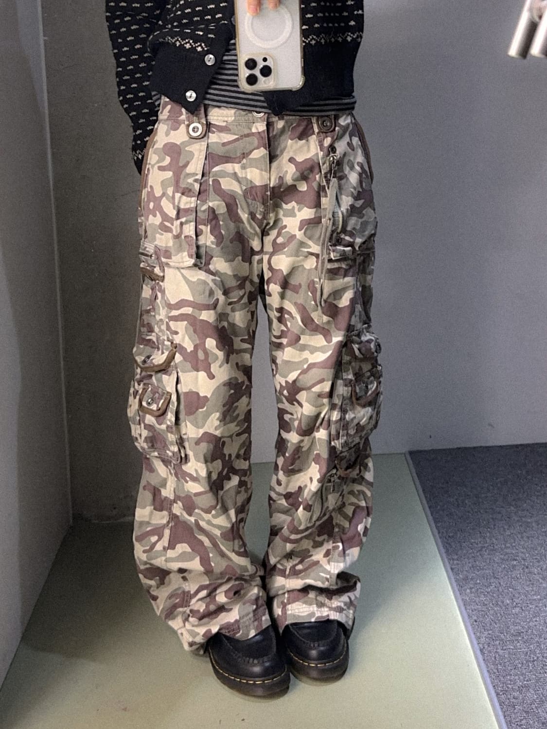 soft camo wide cargo pants 상품이미지1