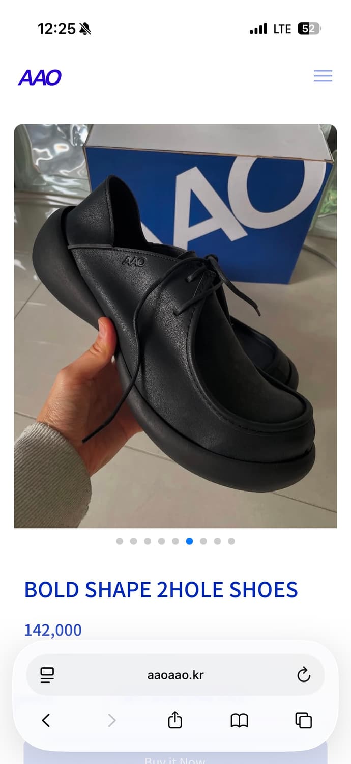 AAO X Re: getA BOLD SHAPE 2hole shoes 상품이미지2