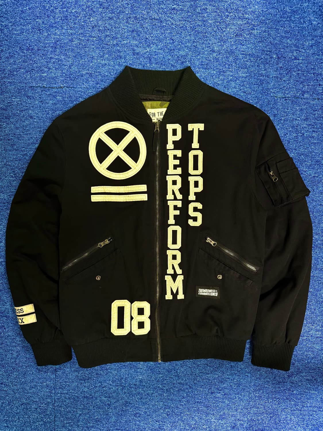 더 매드니스 하드웨이ma-1 블루종 자켓 상품이미지1