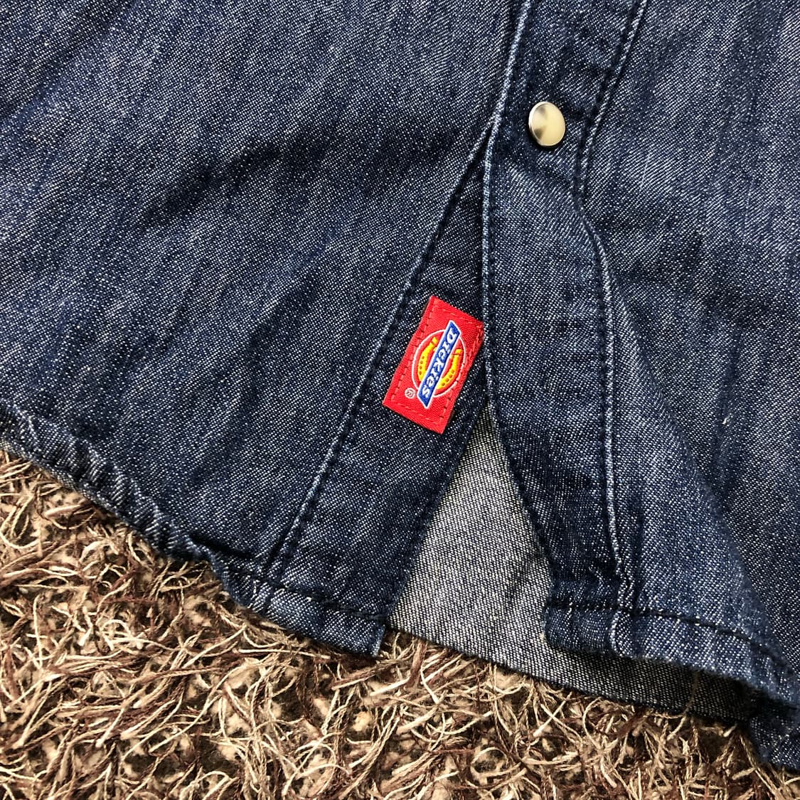 디키즈 데님 워싱 웨스턴 셔츠 상품이미지4