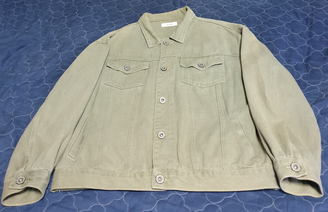 TOP NOTE 트러커 데님자켓 연카키 (XL) 상품이미지1