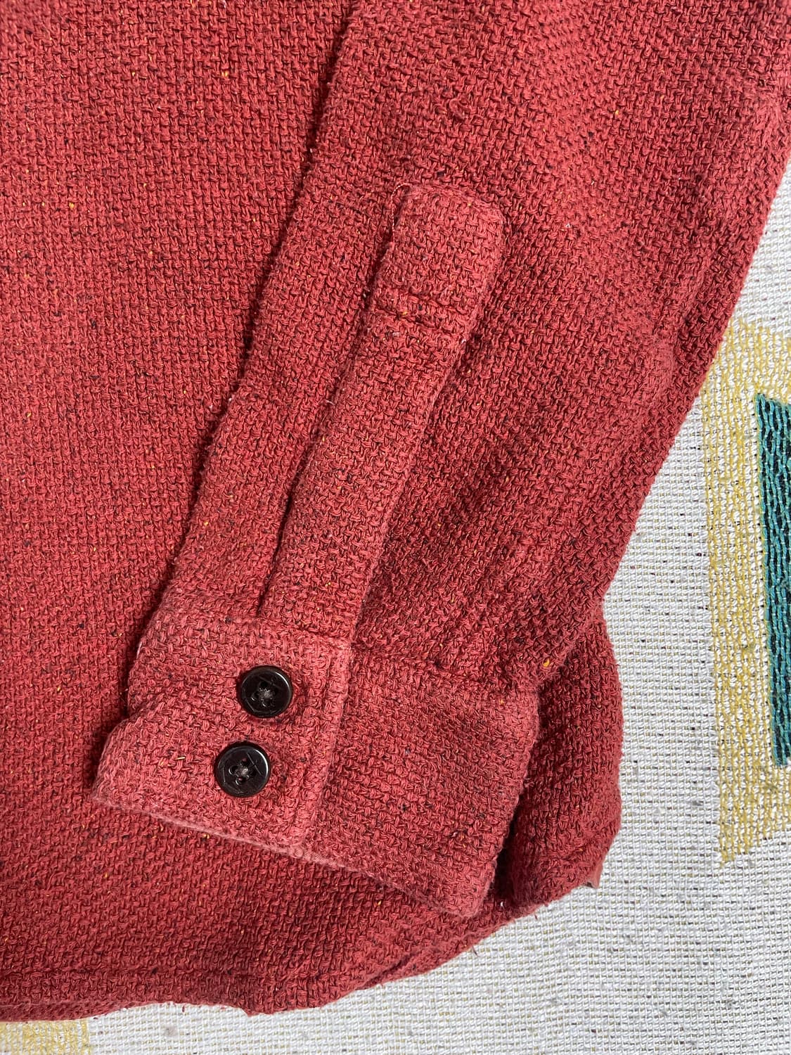 RRL 브릭 컬러 코튼실크 셔츠자켓(L) 상품이미지4