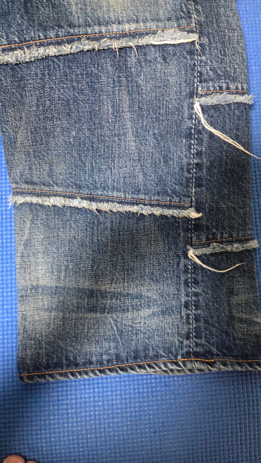 카미야 x 풀카운트 스위칭 데님 팬츠 인디고 M사이즈 상품이미지7