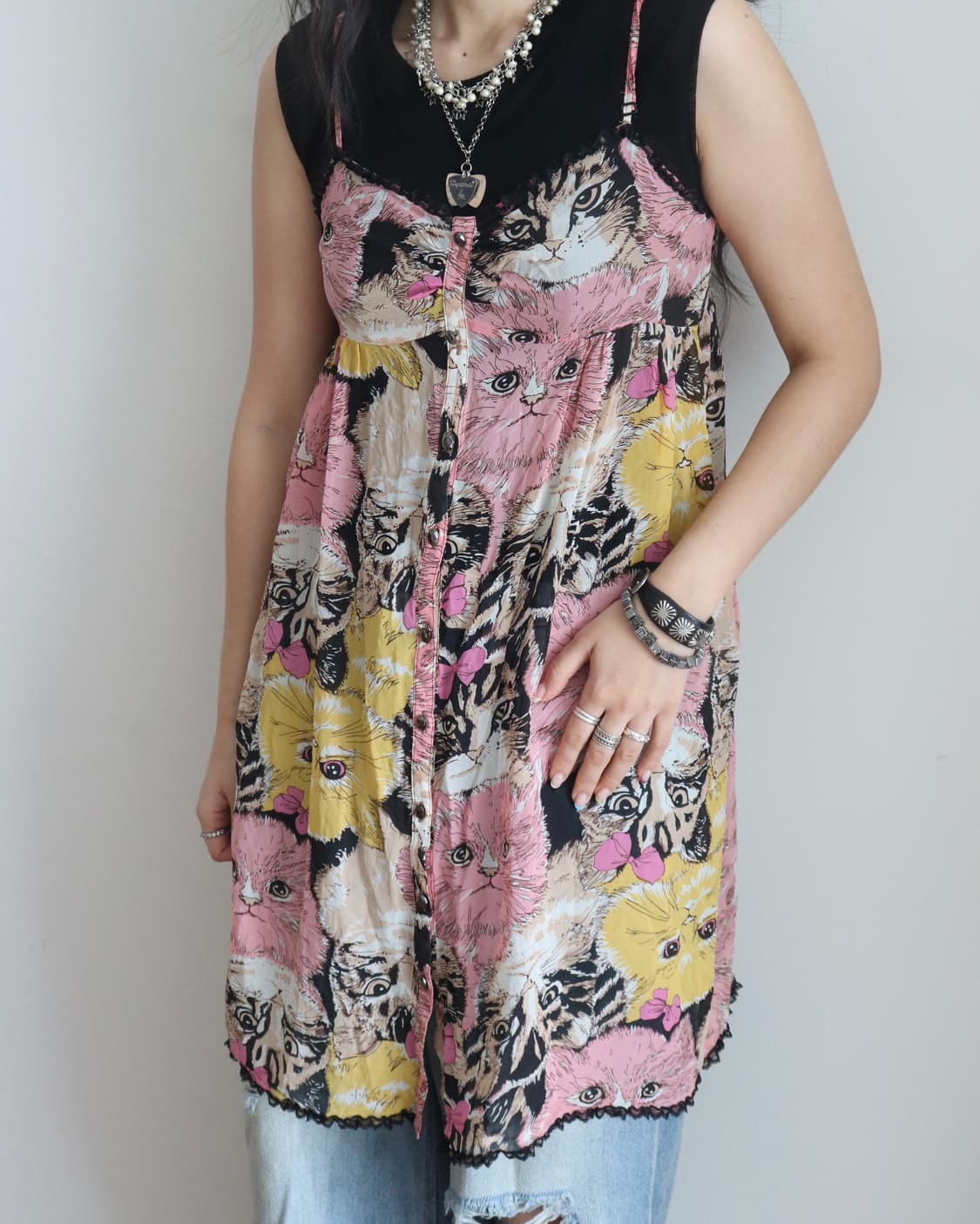 [Hysteric Glamour] Cat Printing Dress 상품이미지7