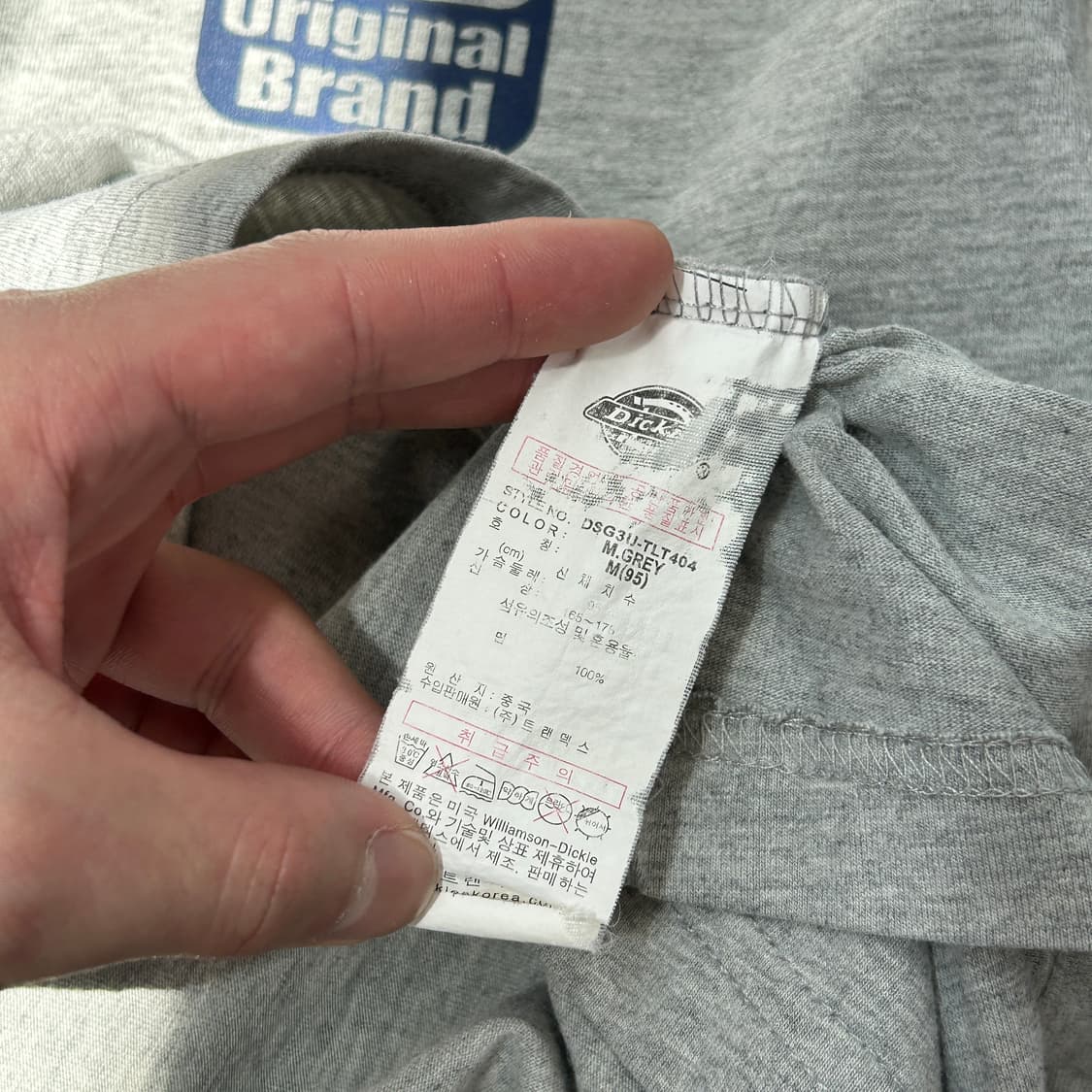 디키즈 그레이 빅로고 롱슬리브 상품이미지9