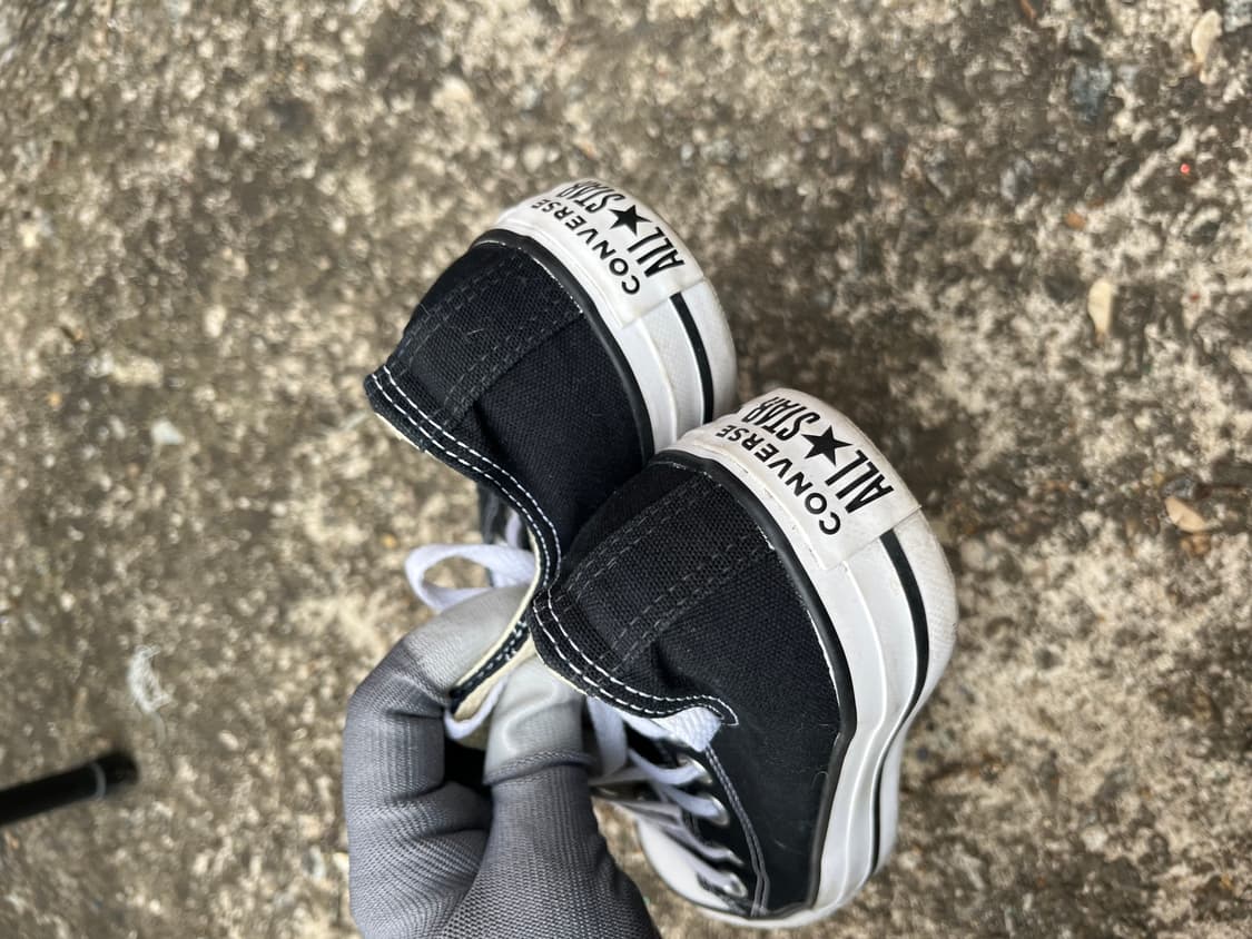 컨버스 척테일러 올스타 블랙 로우 225 상품이미지2