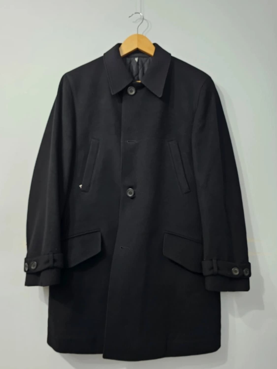 베르사체 남성 울 캐시미어 오버코트 100 상품이미지1