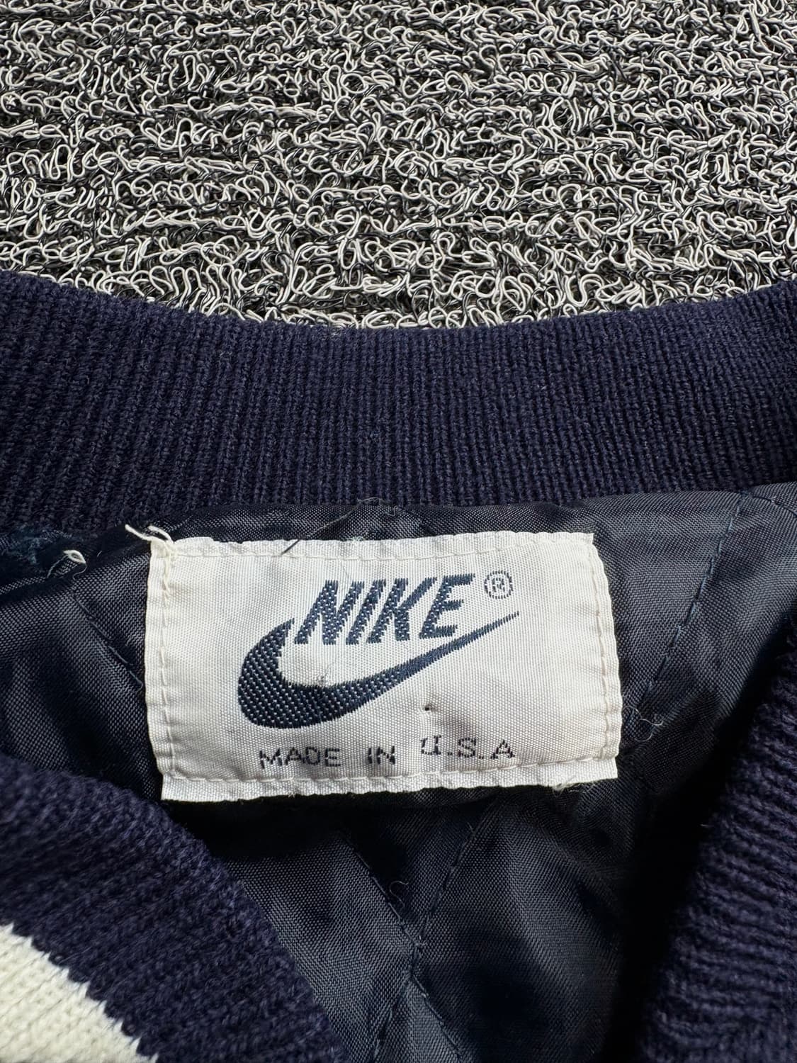 90s 나이키 빅로고 올드스쿨 바시티 자켓 3189 상품이미지3