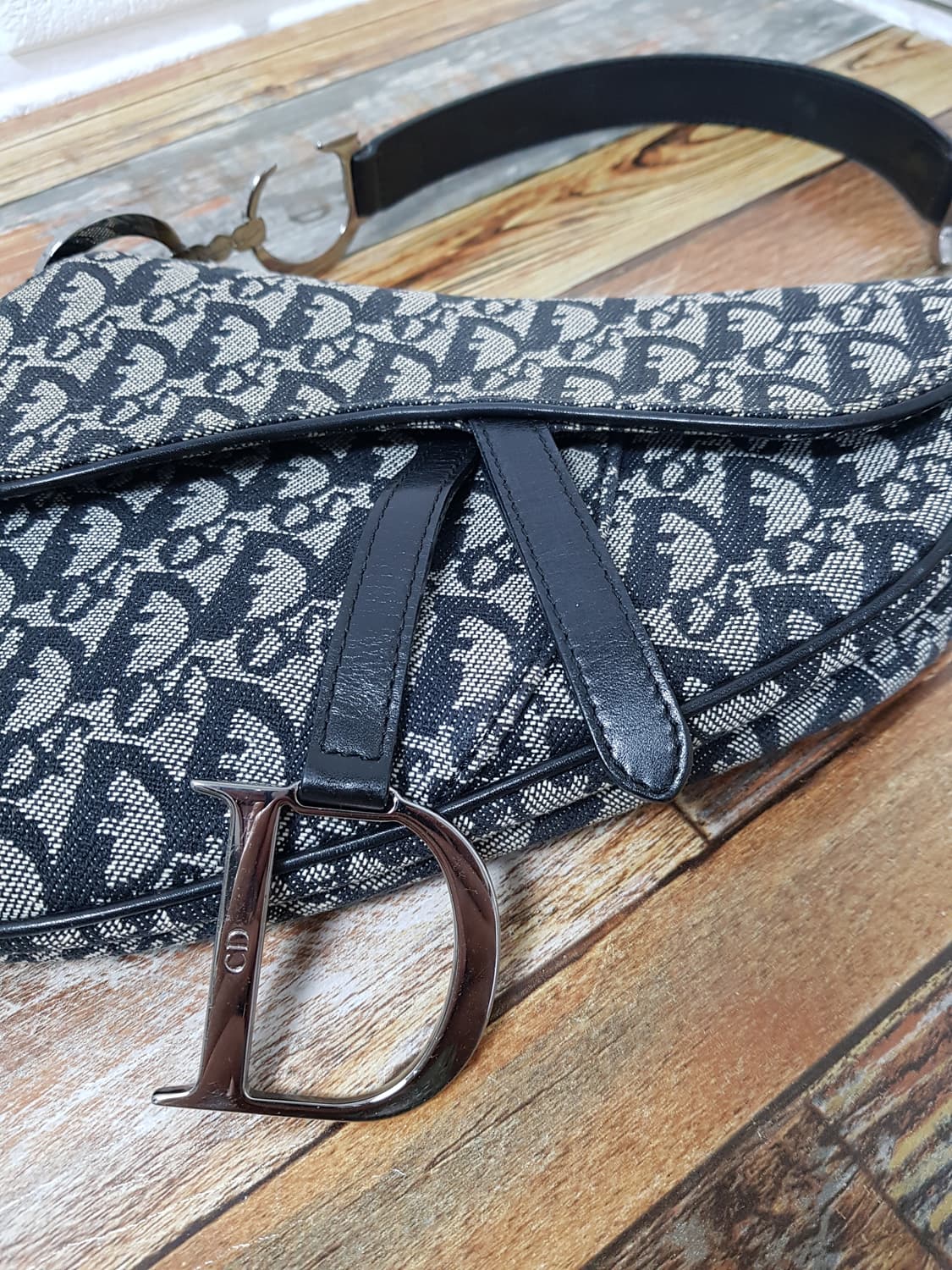 [정품] 디올 오블리크 빈티지 새들백 상품이미지5