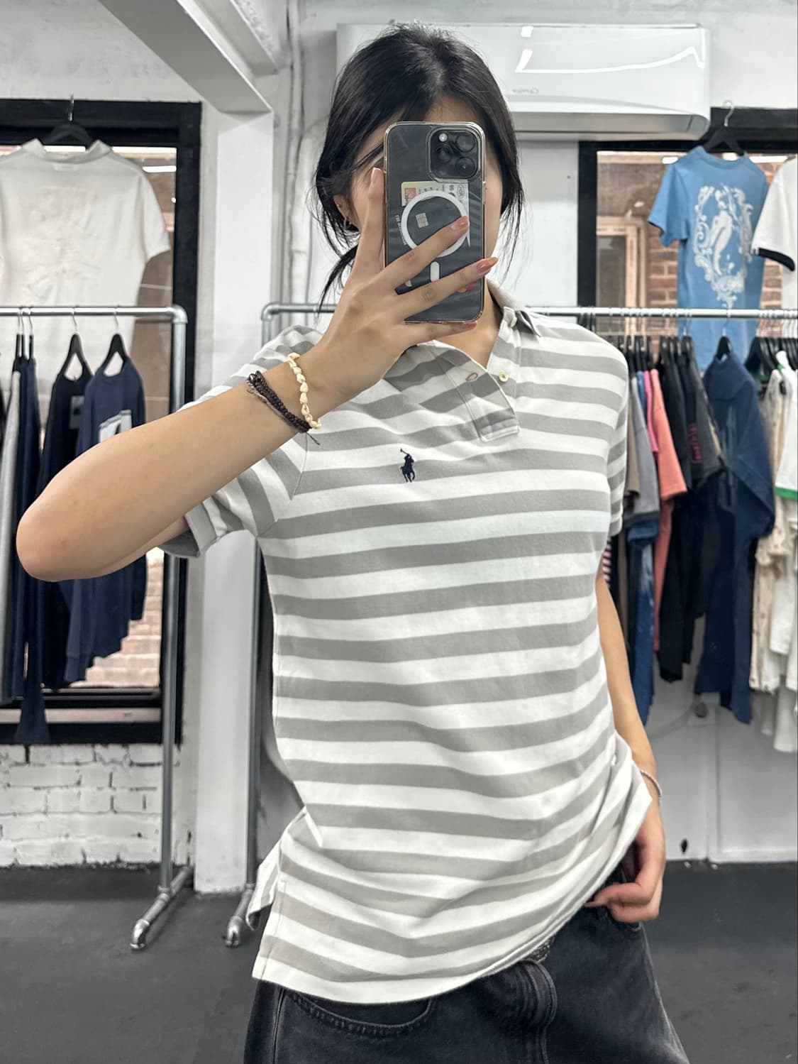 폴로 랄프로렌 스몰 포니 스트라이프 PK 상품이미지1