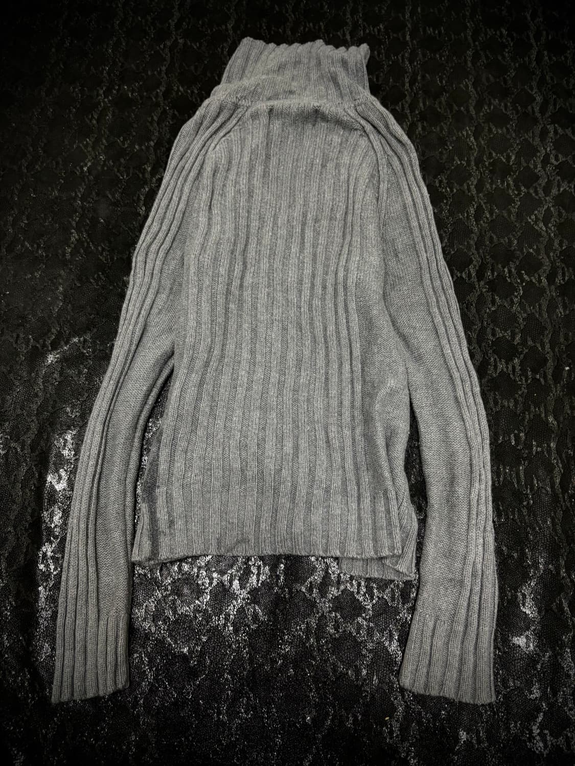 “BACK NUMBER” Chic Mood Grey Knit 2-way  상품이미지5
