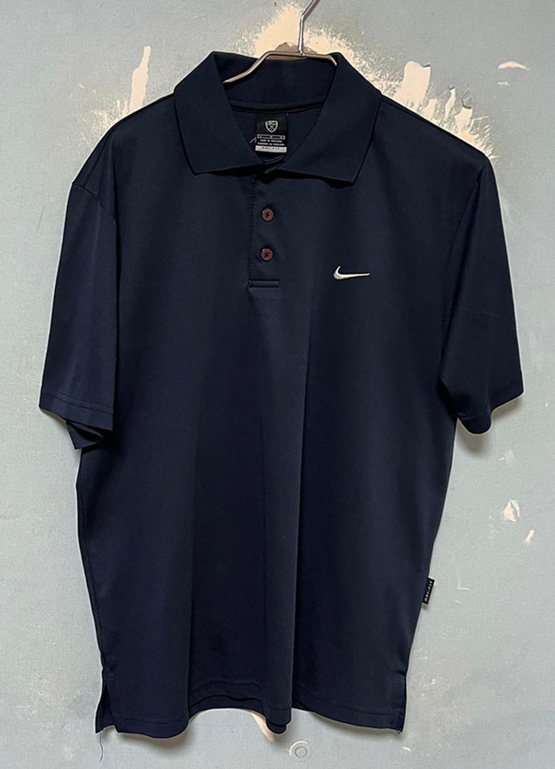 NIKE 나이키 골프 남자 드라이핏 반팔 폴로 카라티 네이비 L 100 상품이미지1