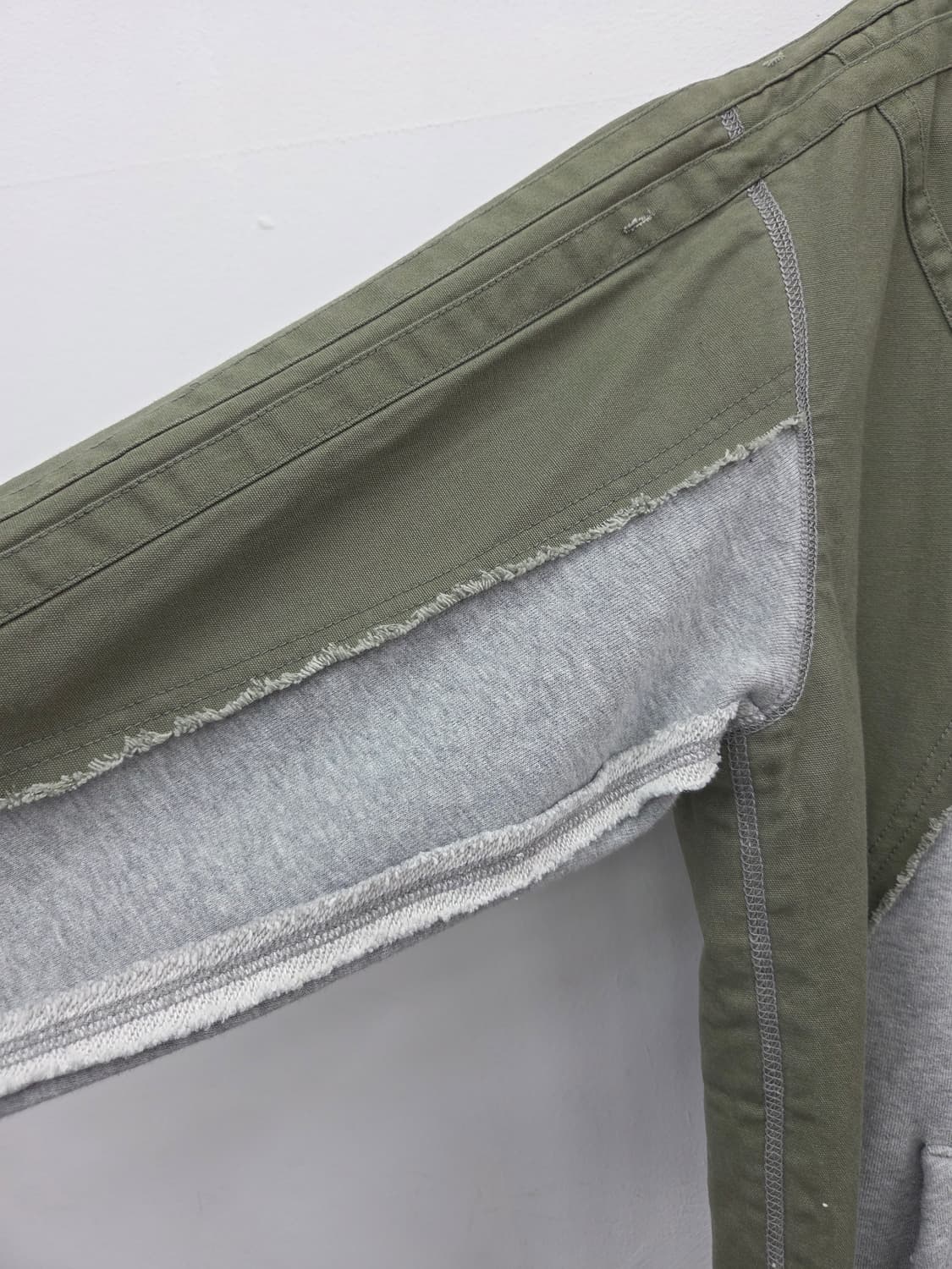 럭키 사토리우스 밀리터리 반집업후드 일본빈티지 상품이미지8