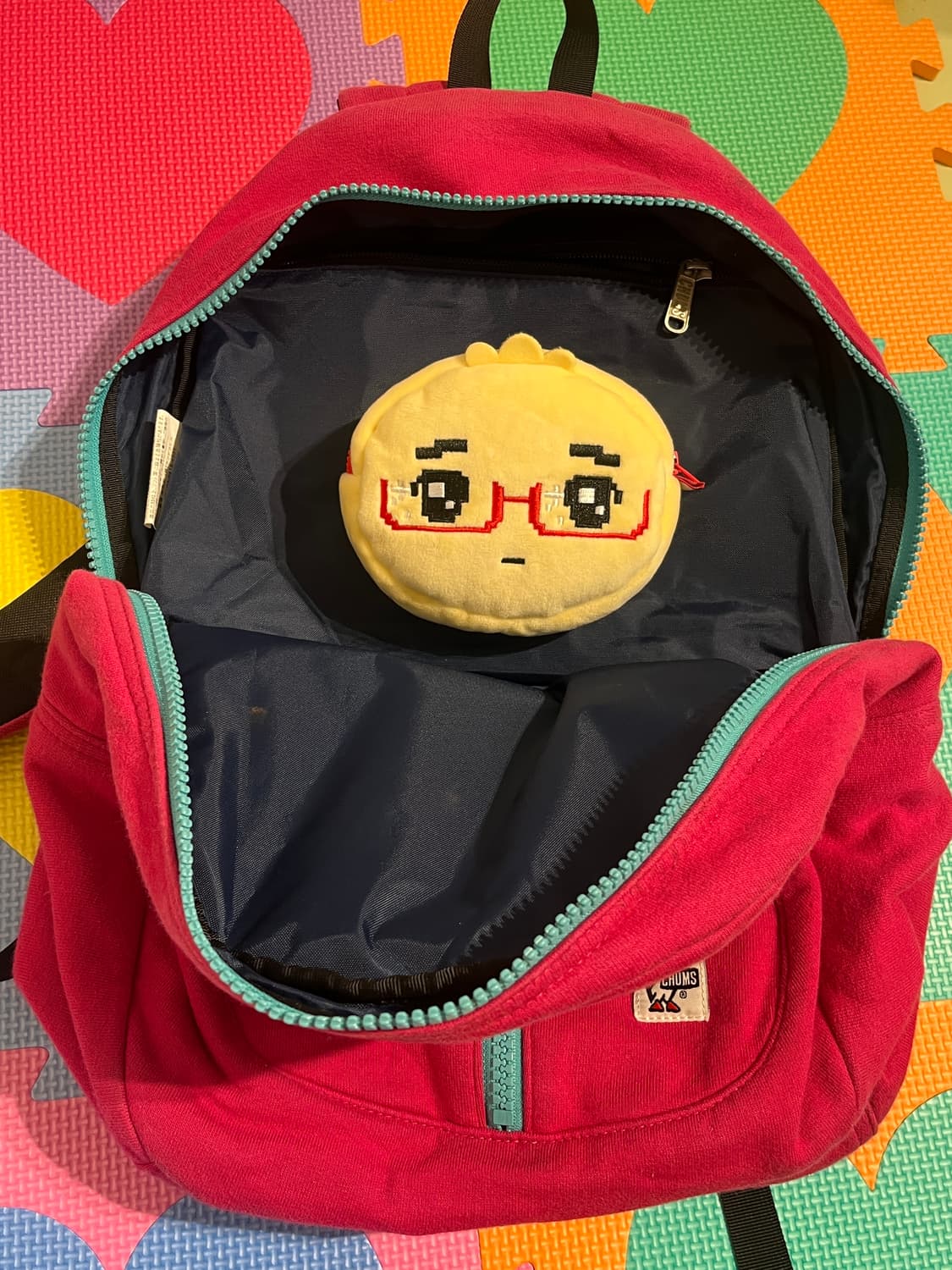 Chums 마젠타 블루 백팩 🩵 상품이미지8