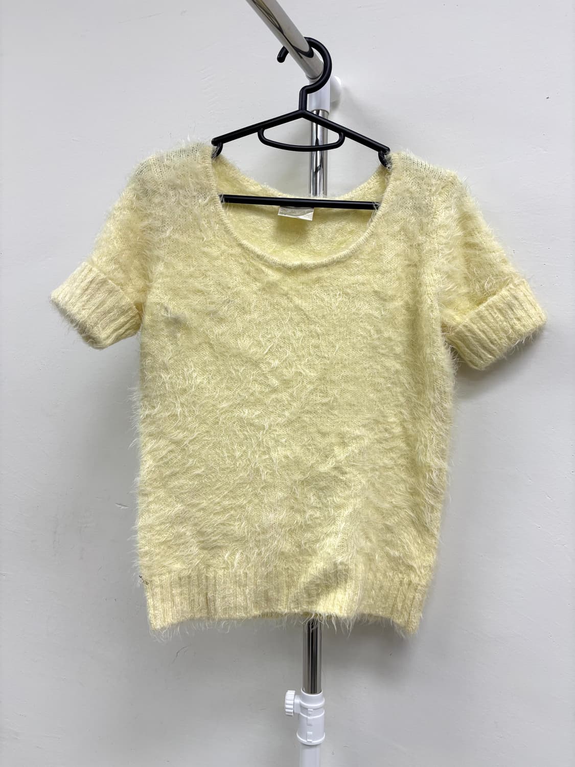 빈티지 퍼 하프 니트 상품이미지5