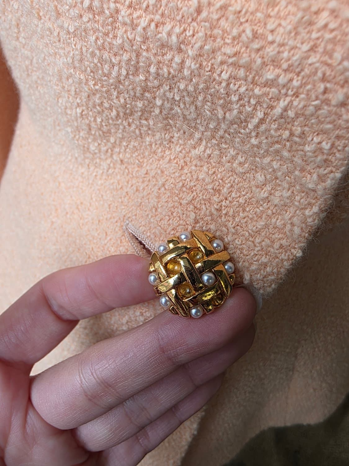 pierre cardin 피에르가르댕 부클 트위드 자켓 상품이미지6