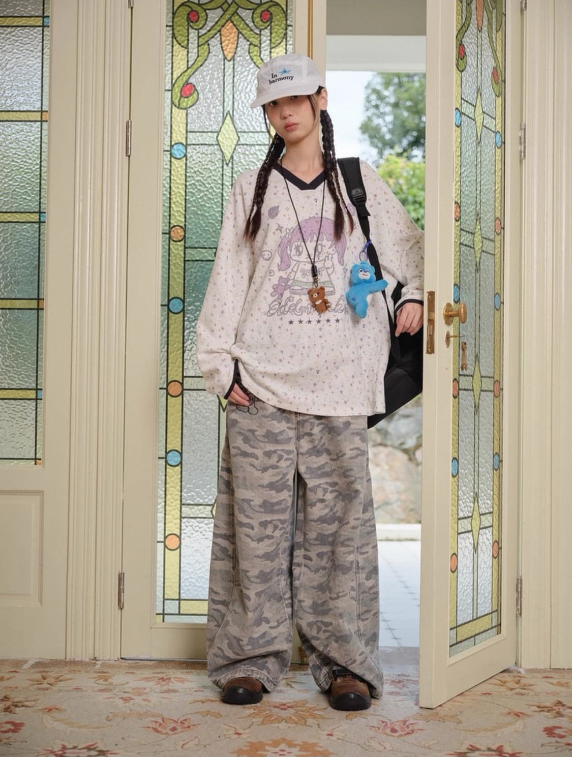 Morron 모론 Odd Maker 오드메이커 플로럴 롱슬리브 저지 상품이미지1