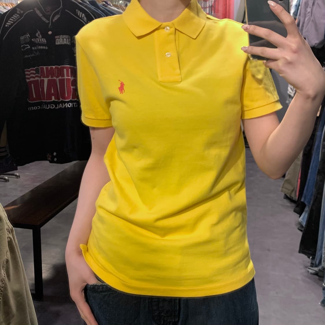 [IM] 폴로 랄프로렌 반팔 피케 셔츠 옐로우 상품이미지2