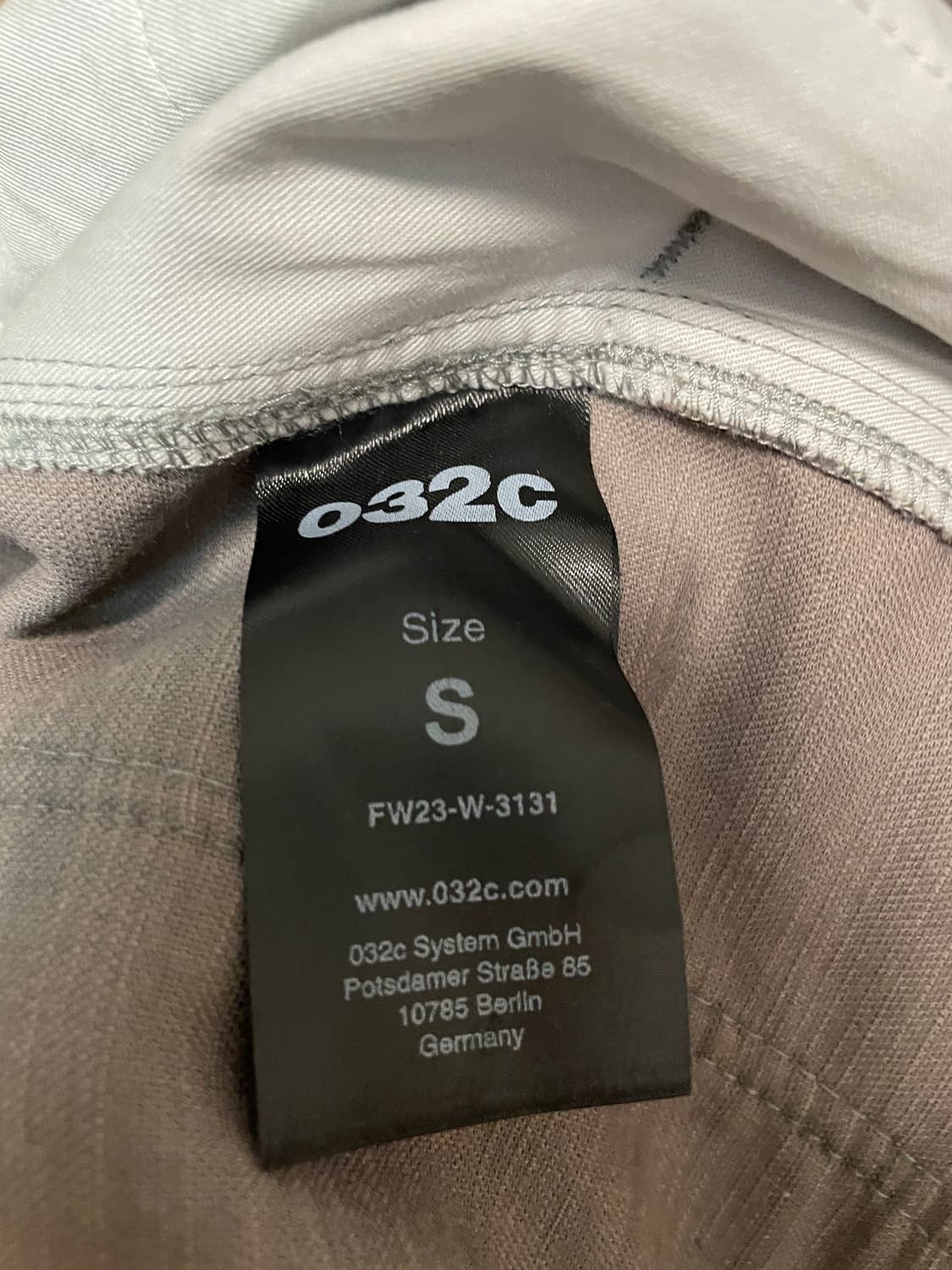 [S] 032c DISTRESSED VELVET CARGO PANT 상품이미지5