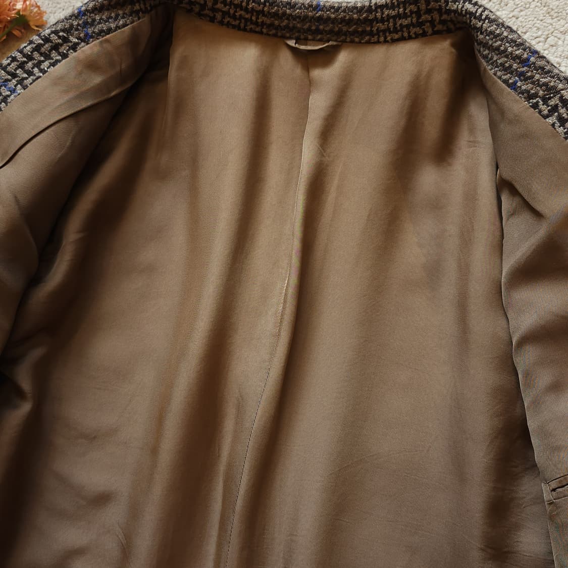 90s 조르지오 아르마니 점보 하운드투스 2버튼 울 블레이져 자켓50 상품이미지8