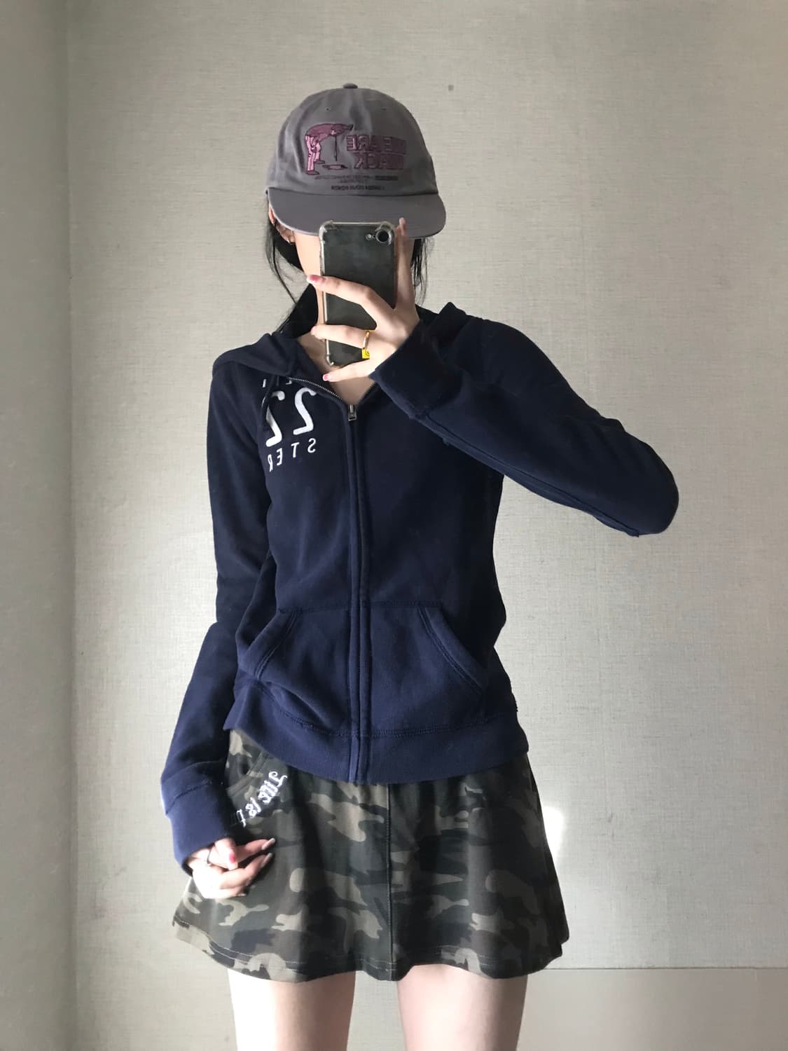 홀리스터 네이비 후드집업 상품이미지4