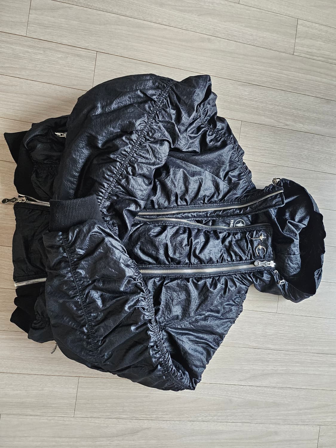 떠그클럽 Double Flying Bio Jacket Black(2) 상품이미지2