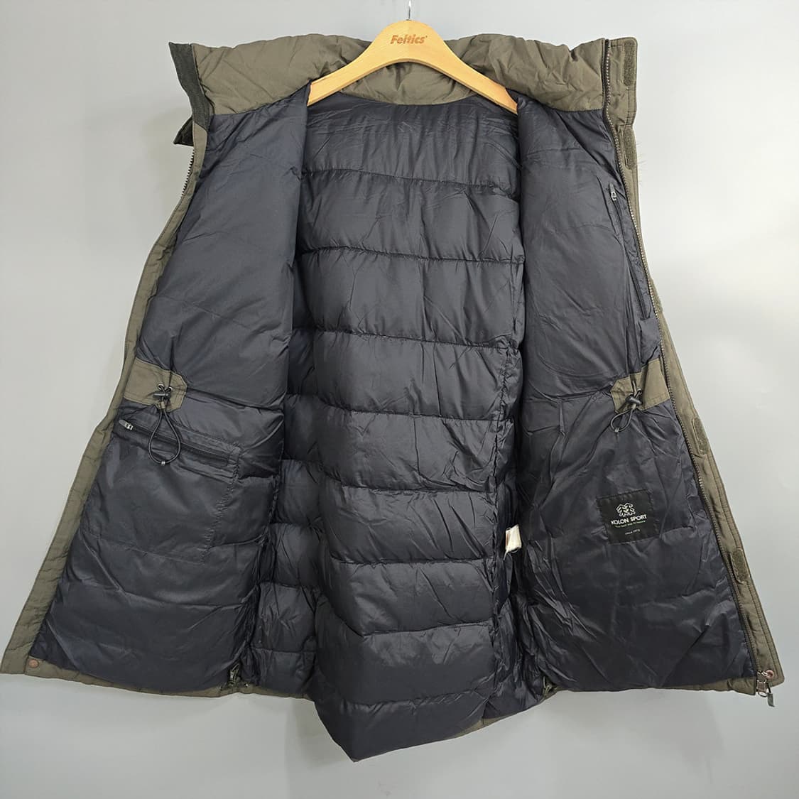 코오롱스포츠(KOLON SPORT) 윈드스토퍼 800필 야상 다운 95 상품이미지7