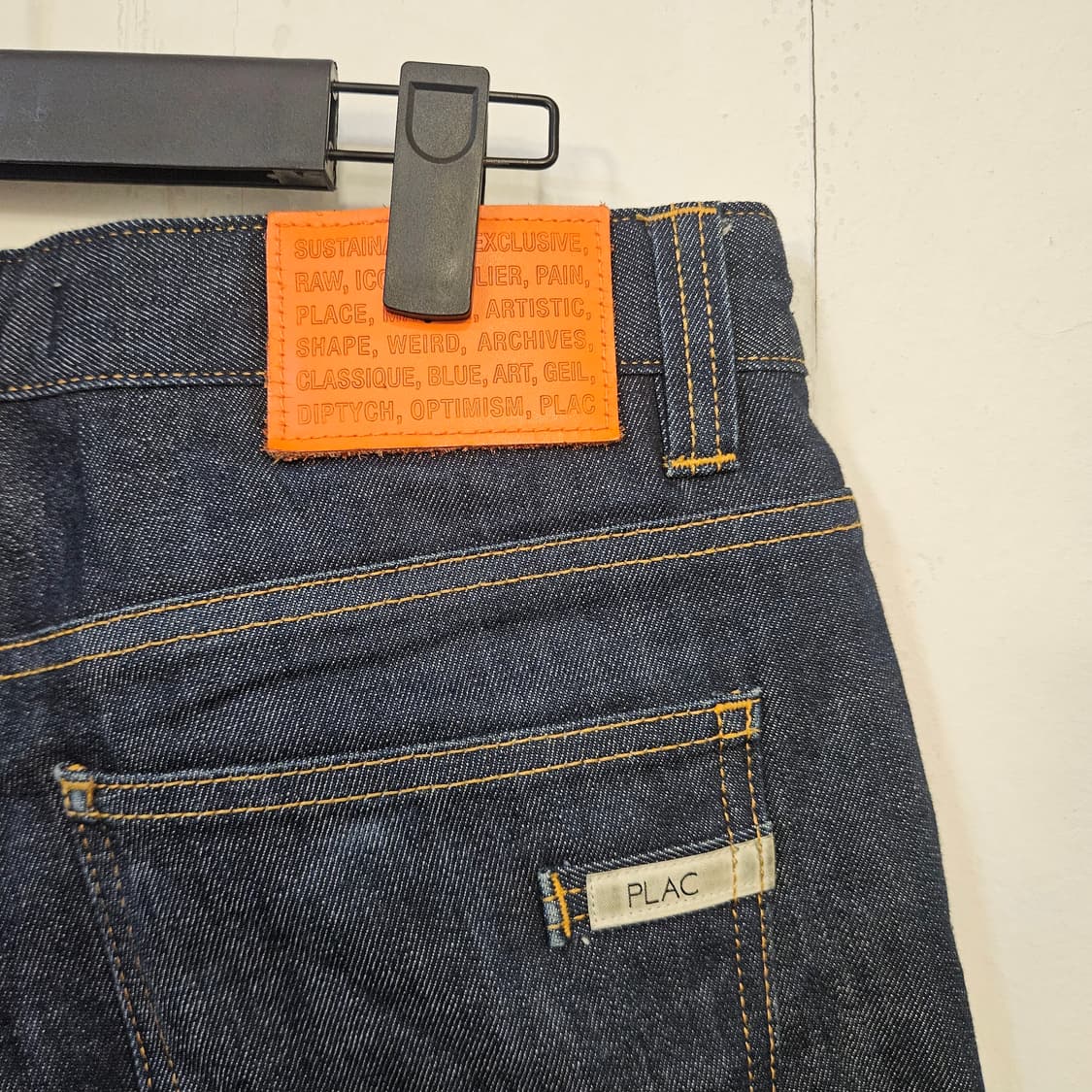 PLAC 블랙 데님 일자핏 청바지 M 31 상품이미지4