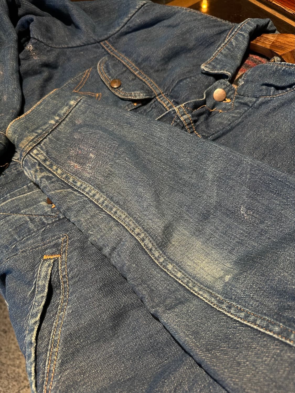 70s USA 빈티지 랭글러 20MJ 데님 자켓 124MJ 상품이미지8