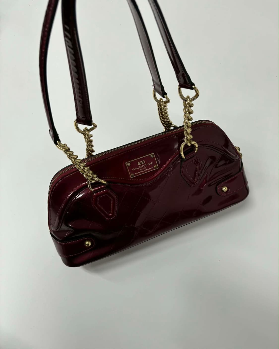 발렌시아가 페이던트 퀄팅 체인 숄더백 토트백 상품이미지3