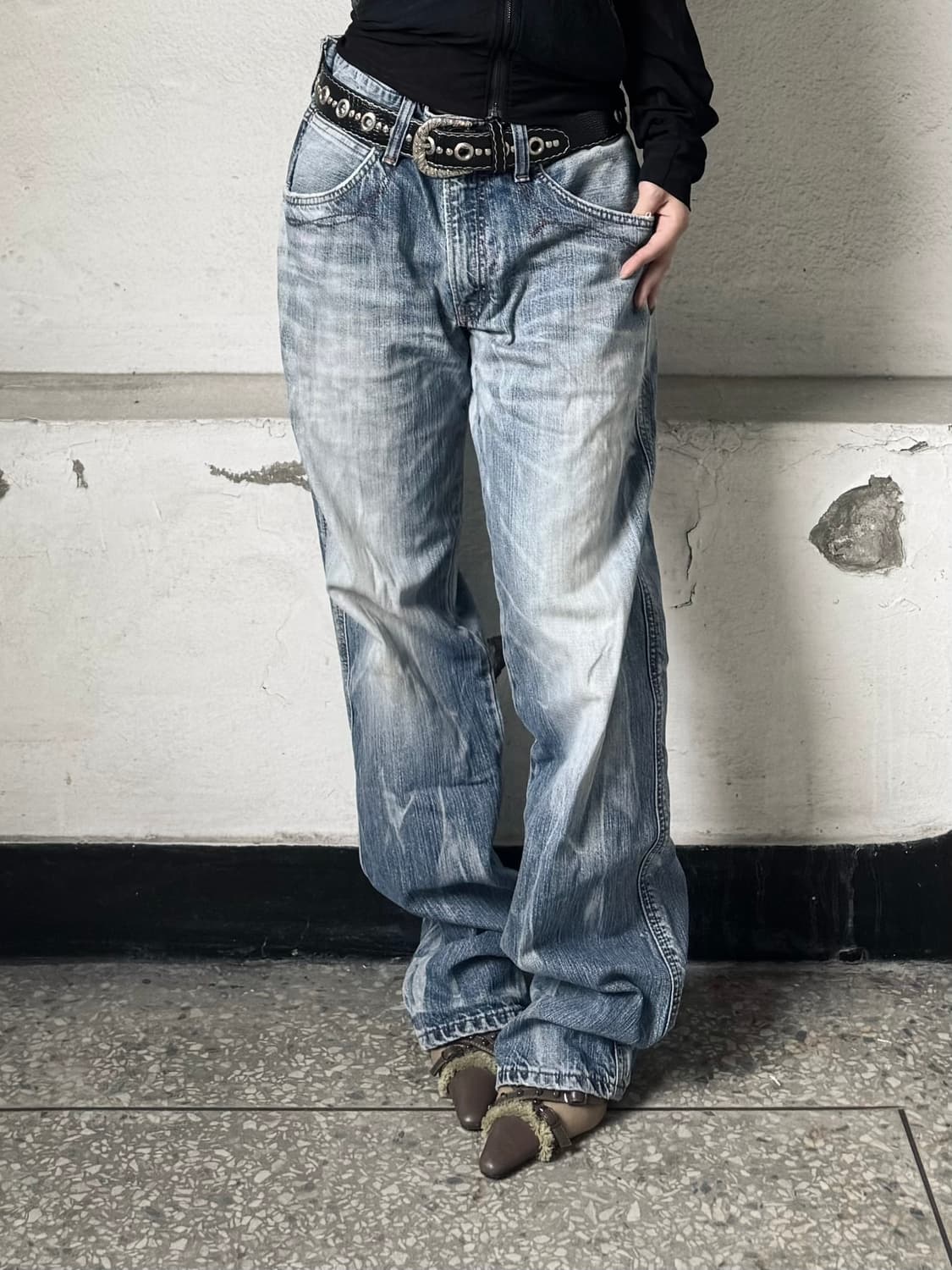 Edwin wide denim pants 상품이미지2