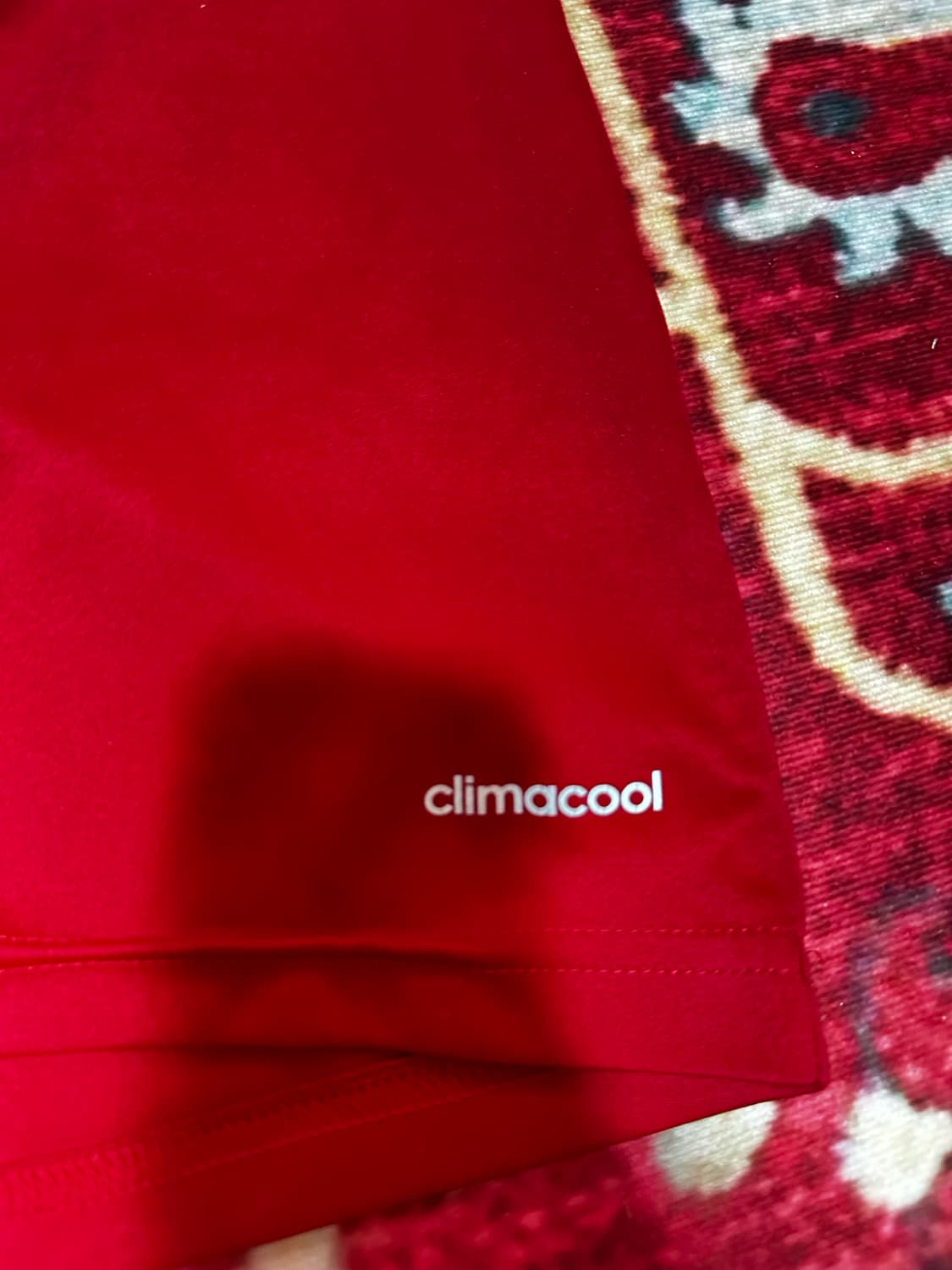 아디다스 트레이닝 긴팔 티셔츠 레드 상품이미지2