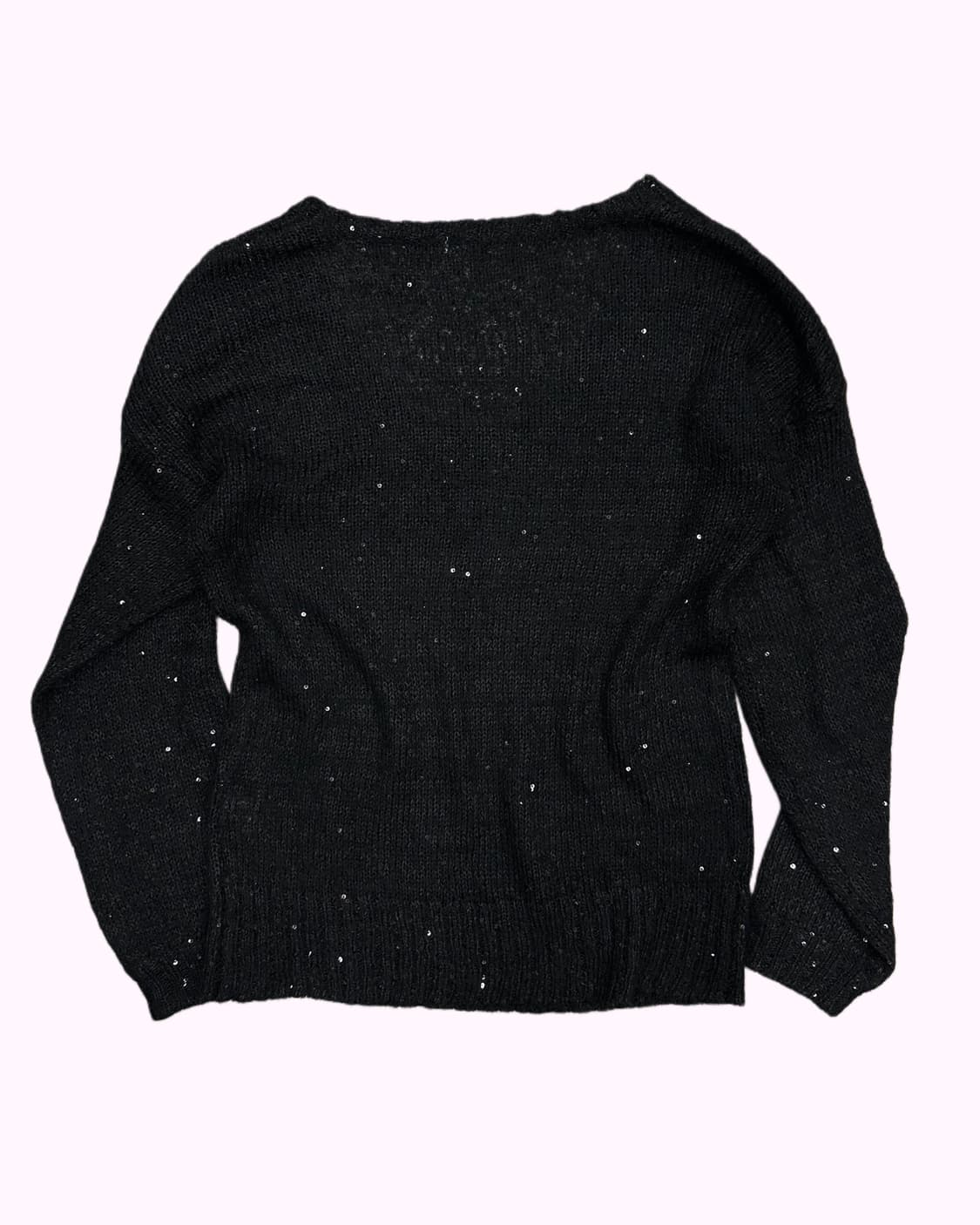 spangle detail black knit 상품이미지4