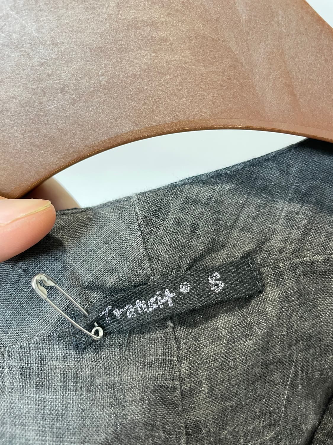 (S) Transit 트랜짓 스트라이프 투톤 린넨 코튼 베스트 상품이미지6