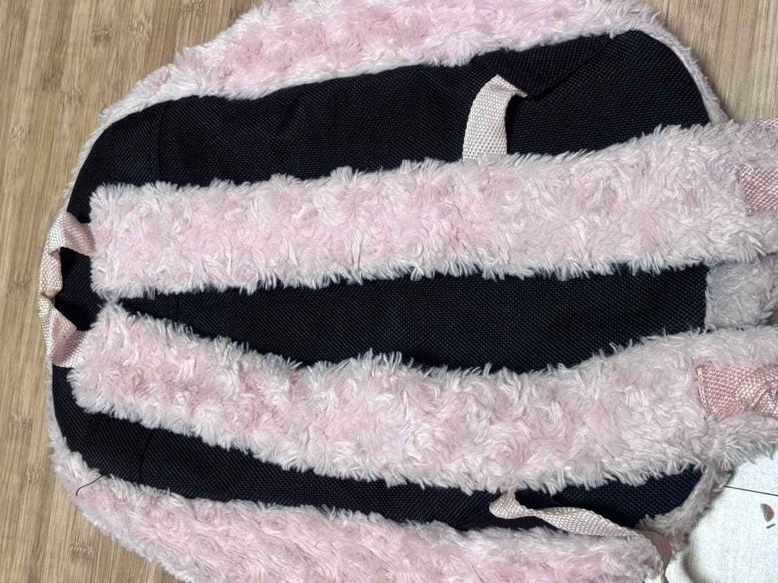 빈티지 로즈보아 리본 퍼 가방 백팩 러블리 히메갸루 상품이미지8