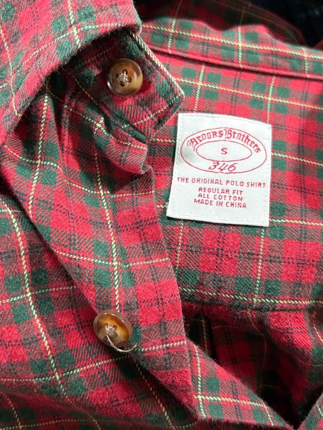 브룩스브라더스 체크 셔츠 상품이미지4