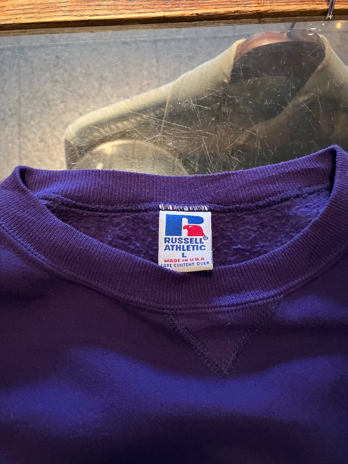 90s USA 빈티지 러셀 플레인 스웻 셔츠 맨투맨 상품이미지5