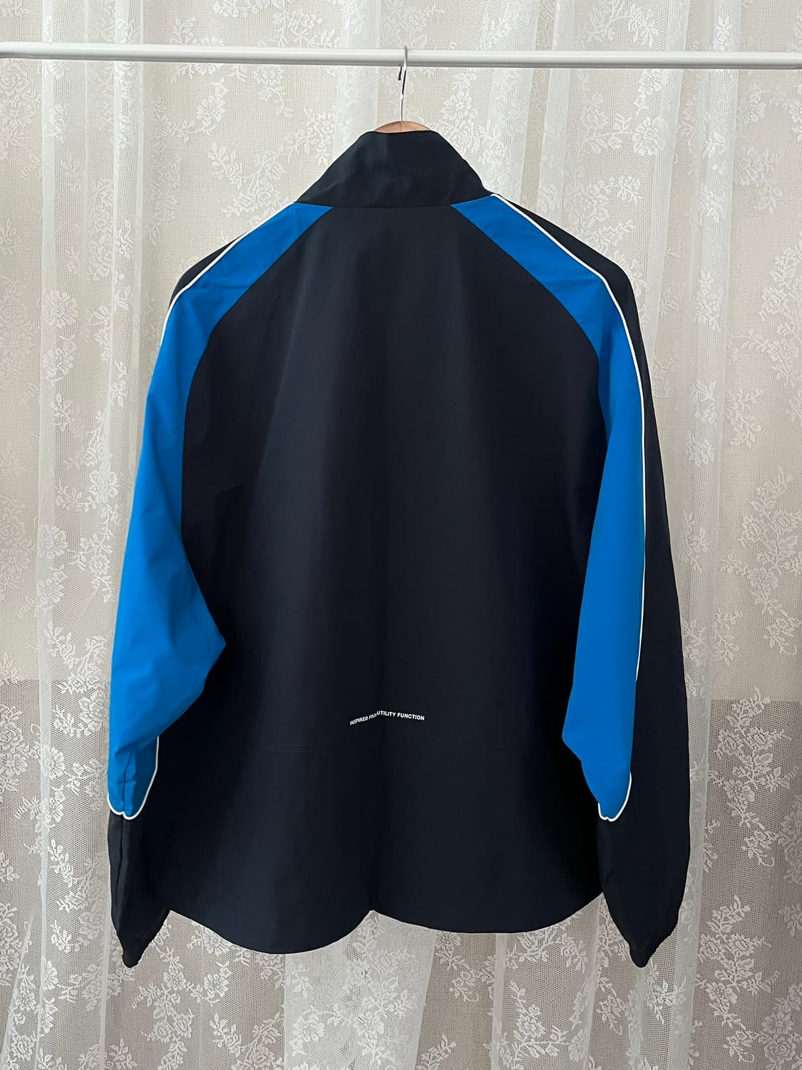 XL) 코드그라피  2-WAY 배색 테크 숏 자켓 네이비 상품이미지2