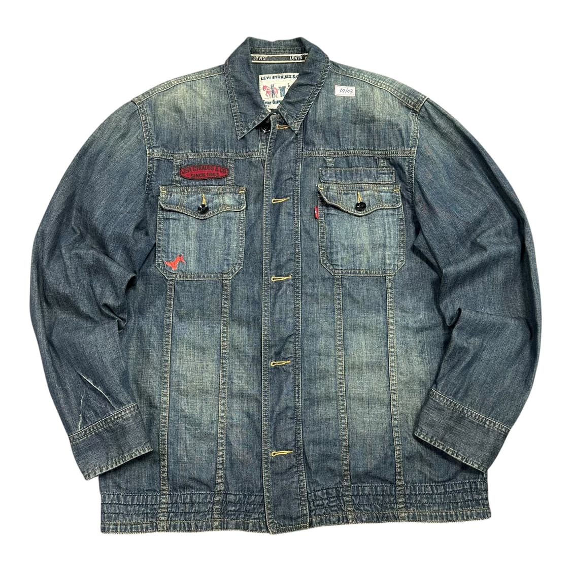 ✨ (바배) 리바이스 데님 셔츠 자켓  상품이미지1