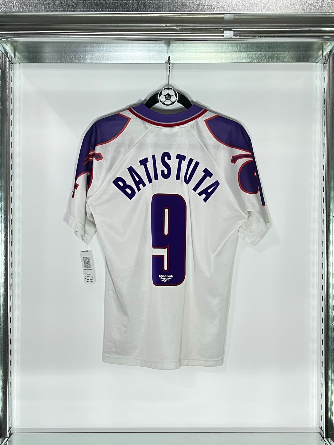 리복 95-96 ACF 피오렌티나 어웨이 가브리엘 바티스투타 상품이미지2