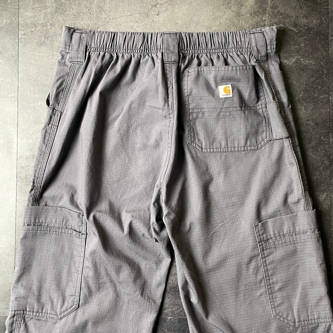 CARHARTT 칼하트 빈티지 하프밴딩 그레이 카고 팬츠 상품이미지6