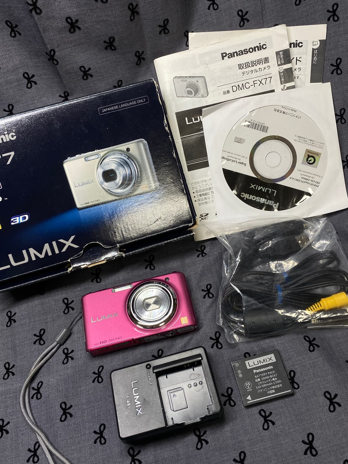 풀박-Lumix DMC fx77 핑크💕 디카 (작례0) 상품이미지2