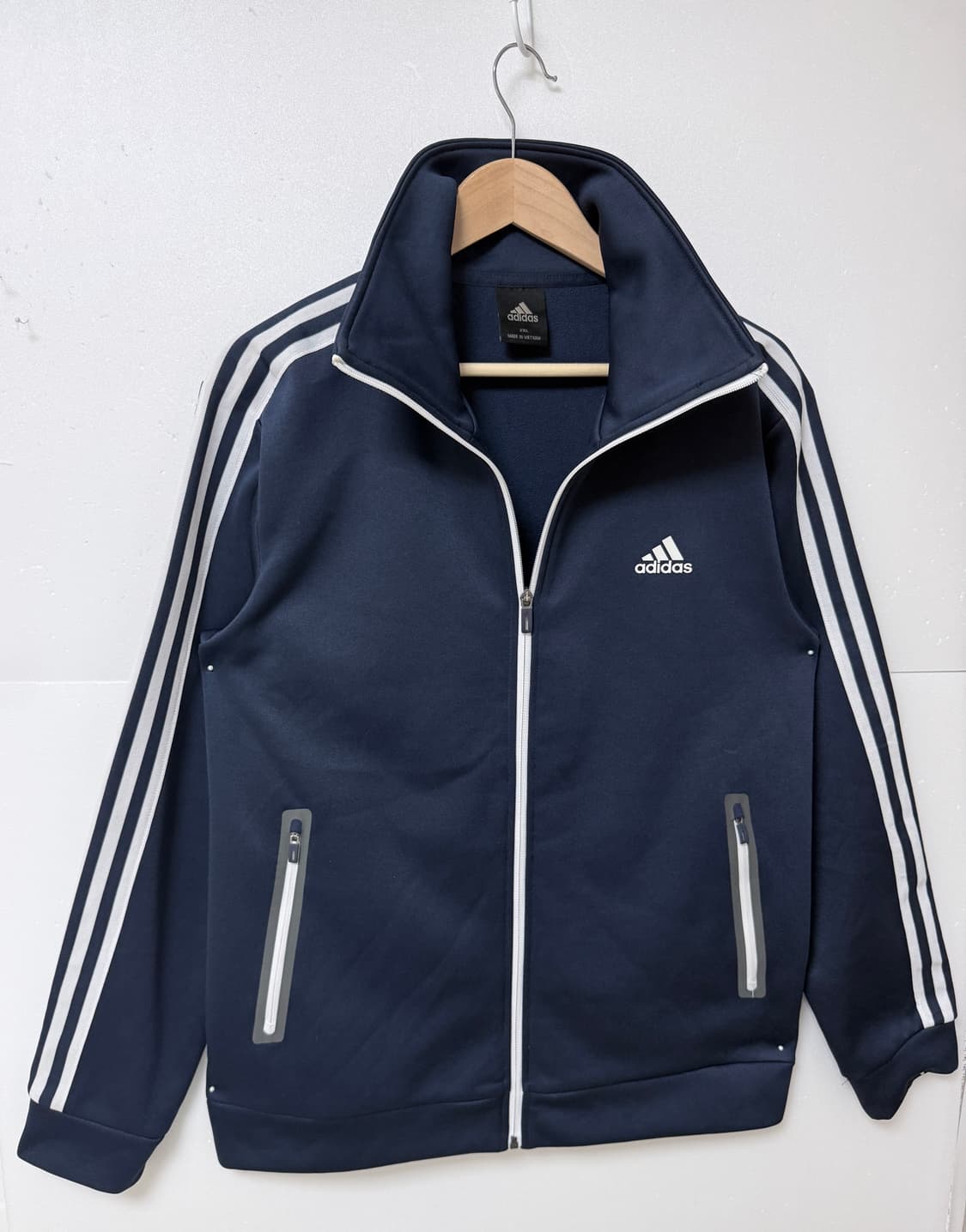 🧡 adidas 아디다스 삼선 트랙탑 집업 져지 네이비 2XL 🧡

 상품이미지2