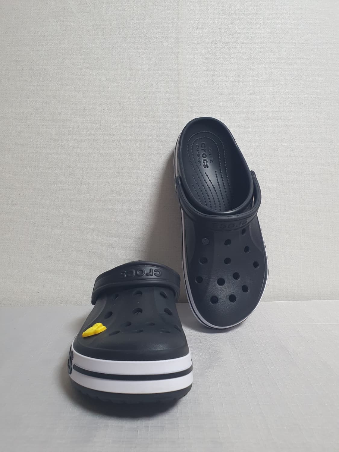 크록스 바야밴드 클로그 블랙화이트 270mm 상품이미지6