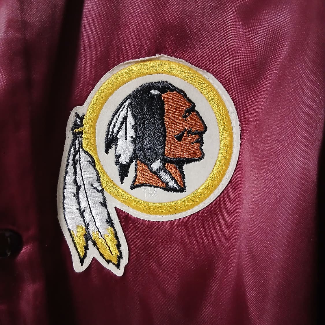 80s Stadium Club Redskins Satin Jacket 상품이미지3