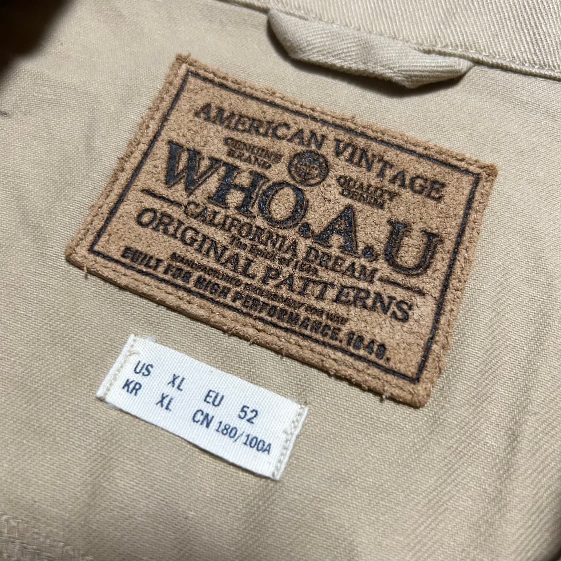 [XL] Who.a.u 후아유 베이지 트러커 자켓 상품이미지8