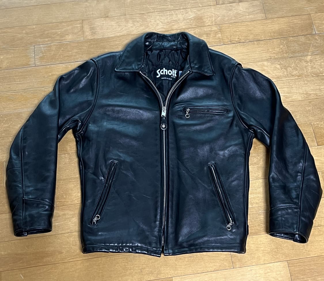 Schott USA 싱글 레더자켓 상품이미지2