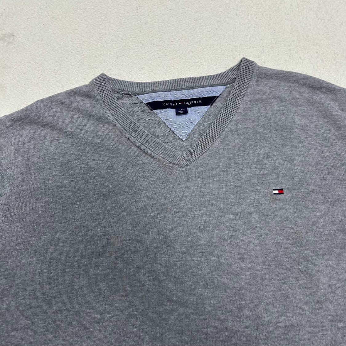 Tommy Hilfiger grey knit 상품이미지5
