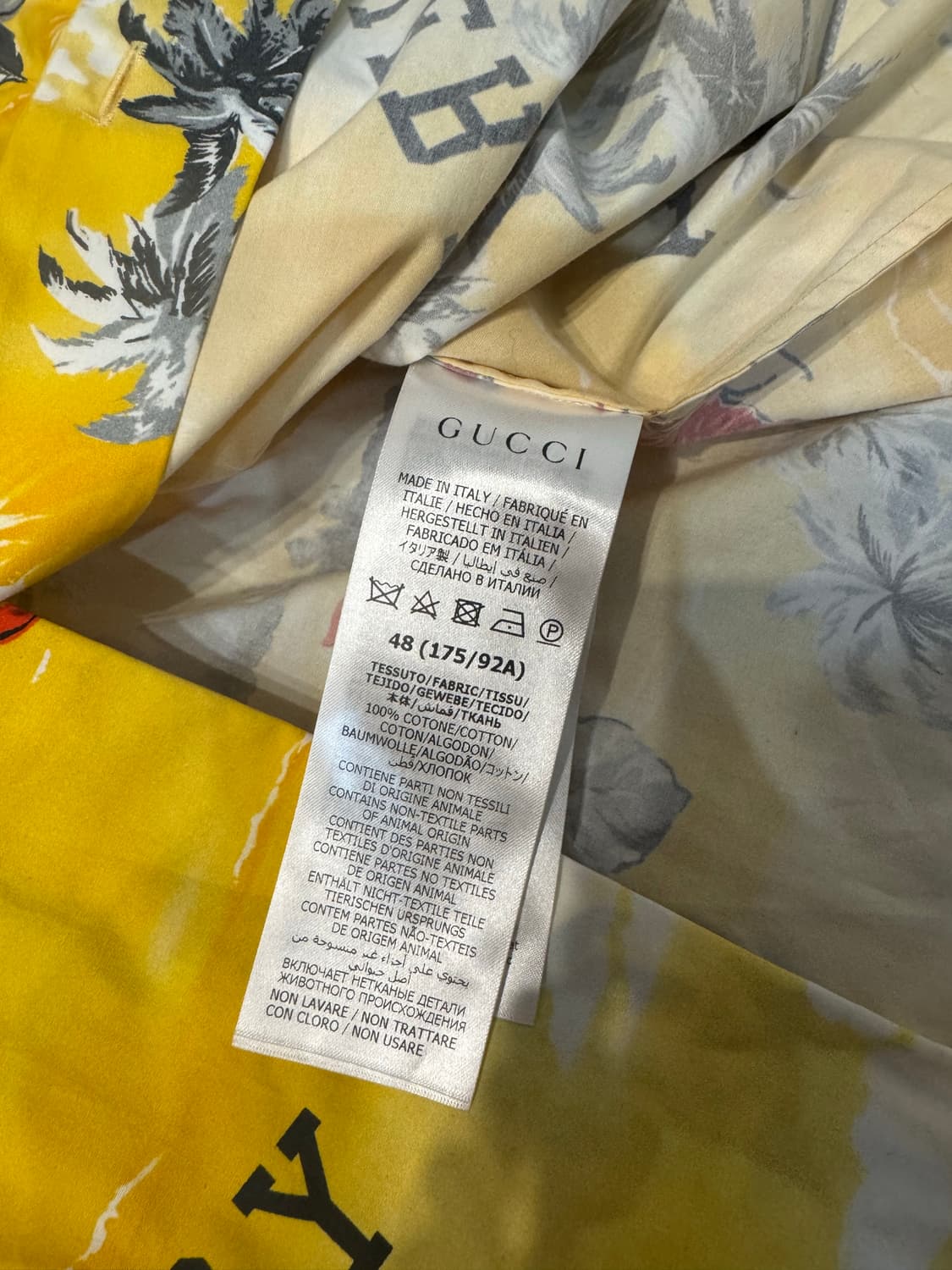 정품 구찌 하와이안셔츠 (48사이즈) 상품이미지7