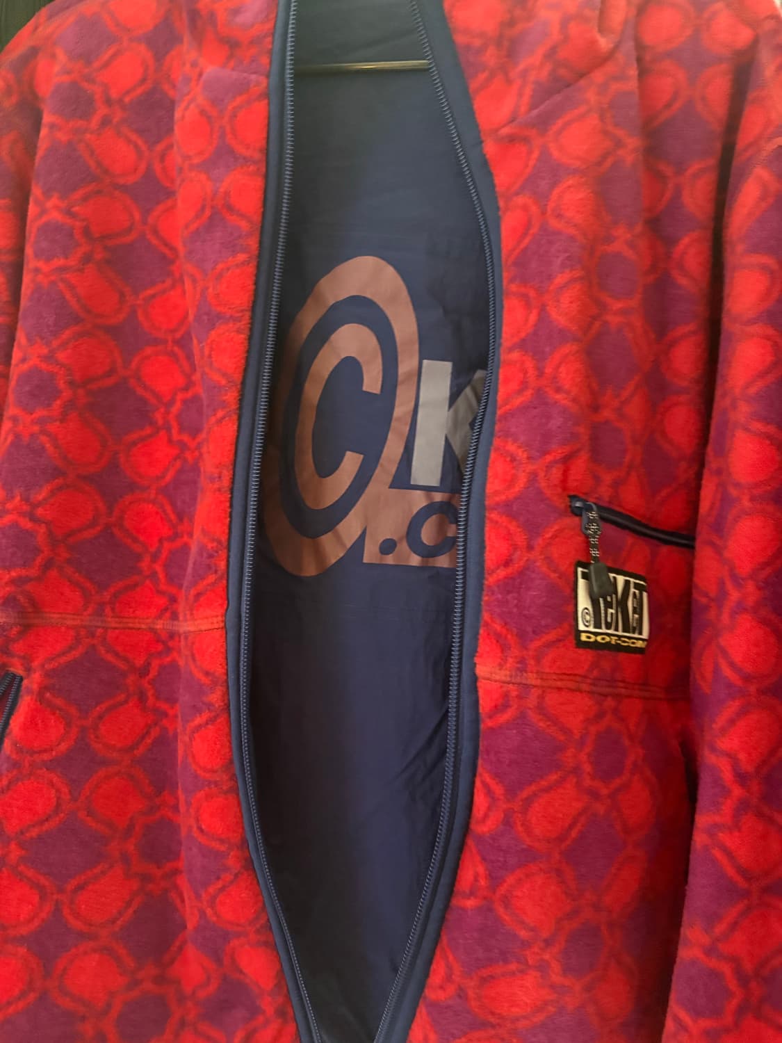 [ 테켓]Weekend Reversible Fleece Jaket Red 상품이미지3